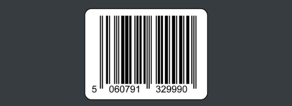An example of a 1-dimensional barcode 