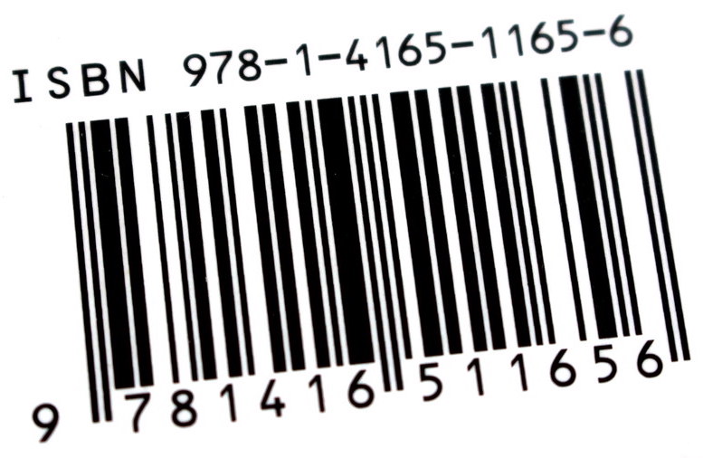 An example of an ISBN barcode