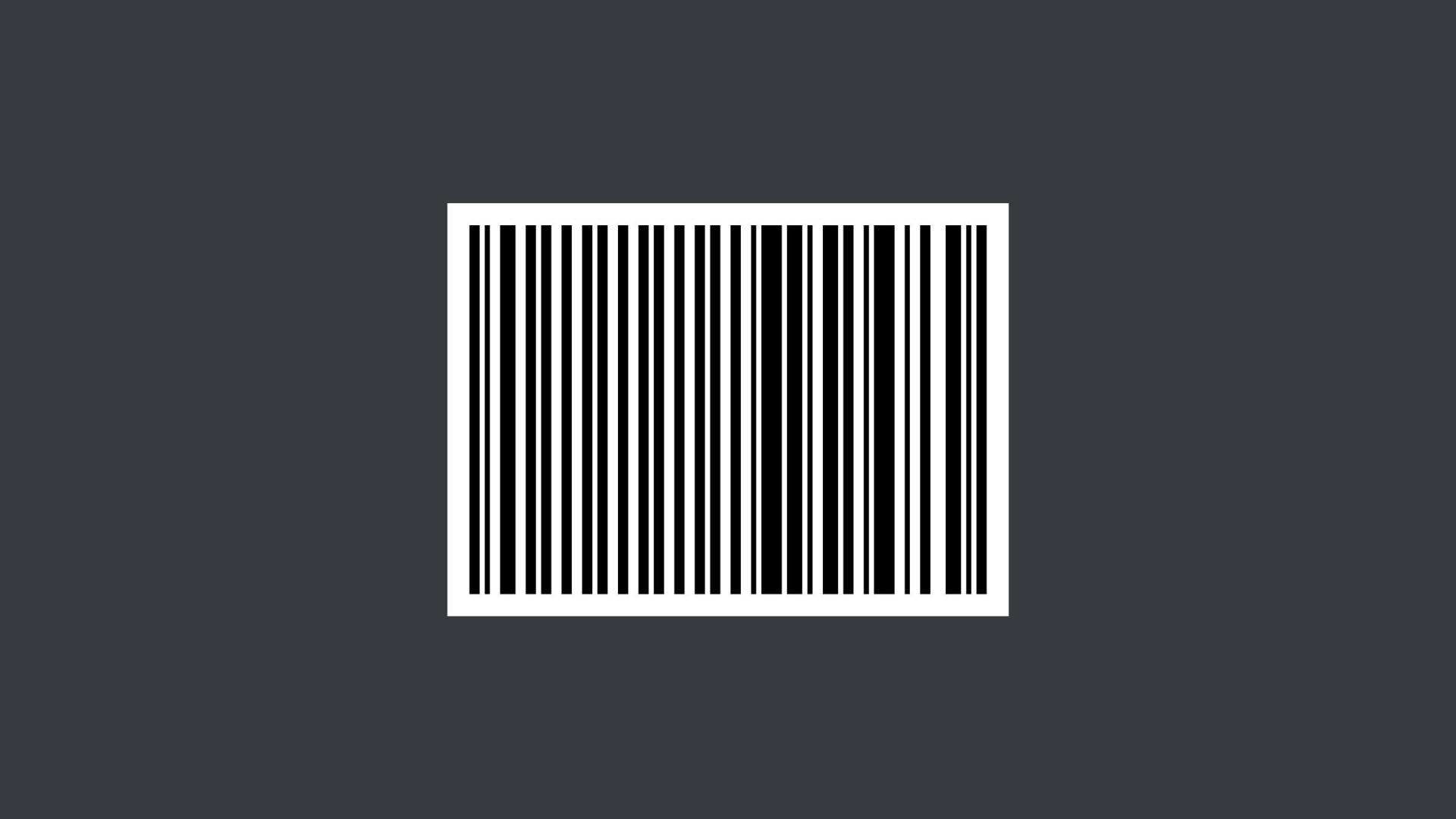 Example of a Code 128 barcode