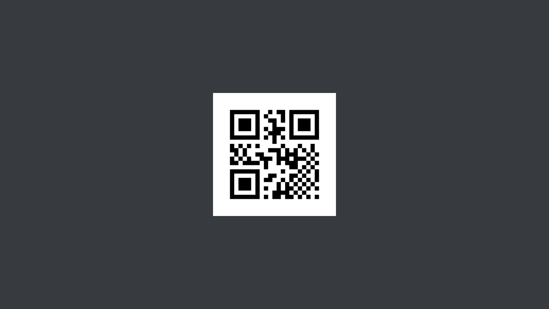 Example of a QR code