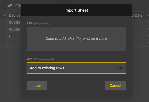 Import data without wiping your sheet