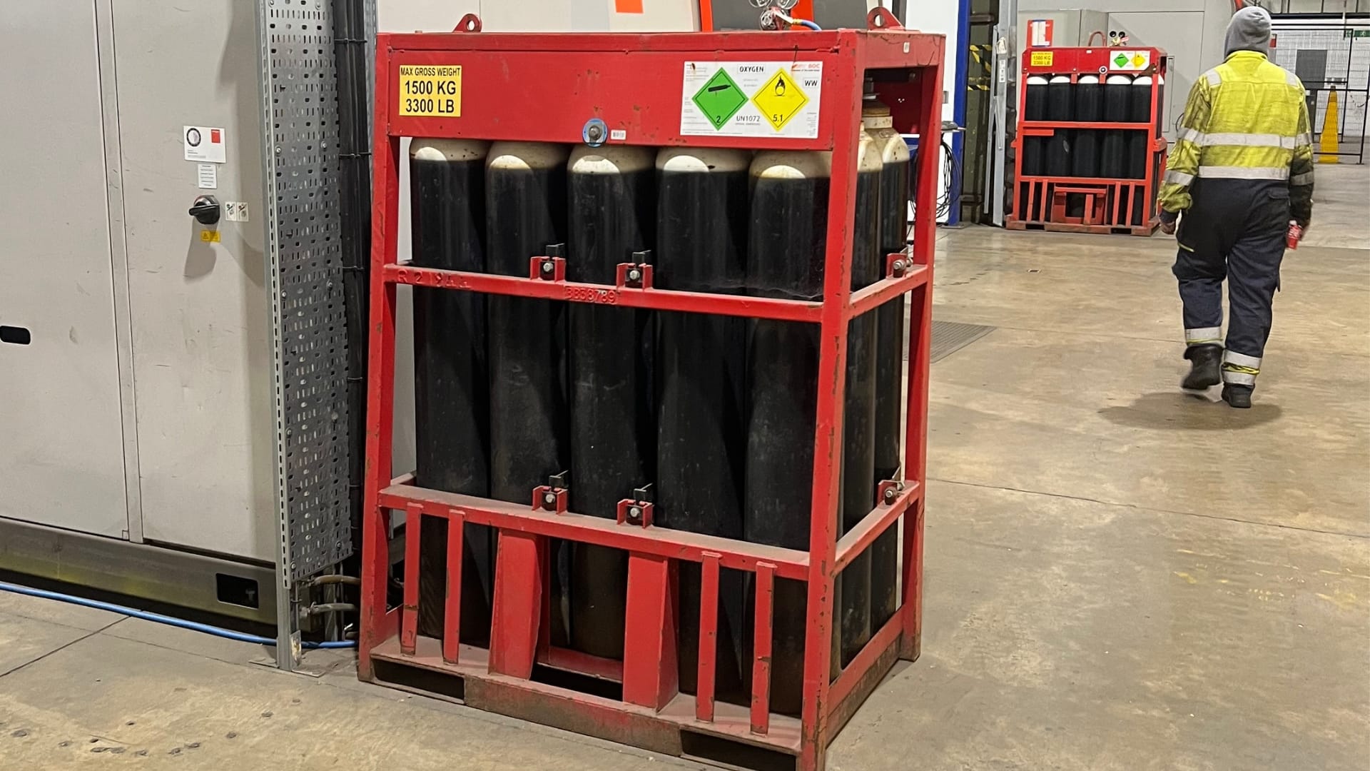 Gas cylinders are vital to Lawrence David’s fabrication process