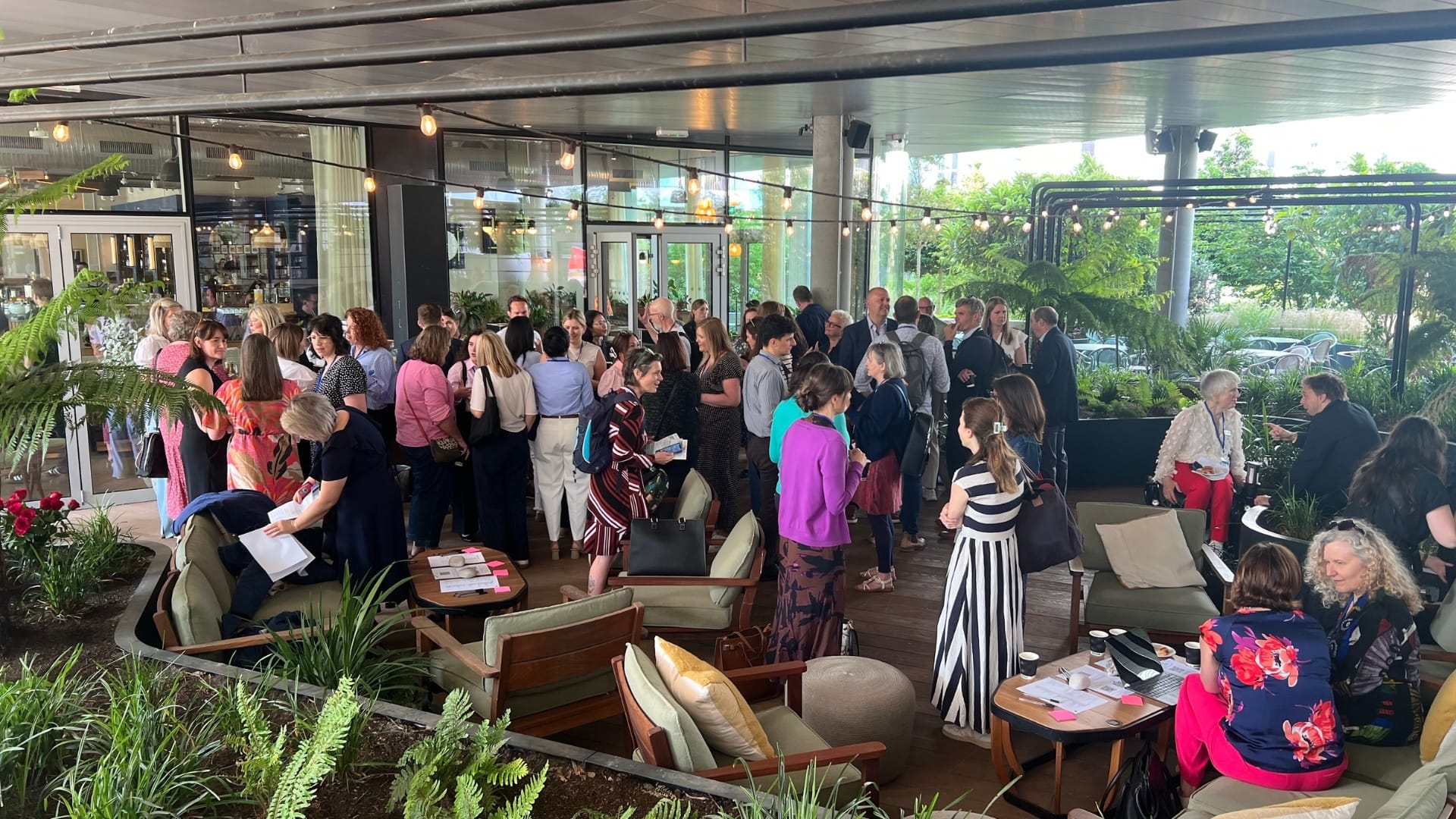 Over 60 attendees used the QR badges to connect with eachother