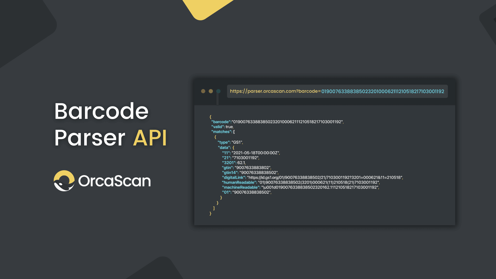 Free Barcode Parser API