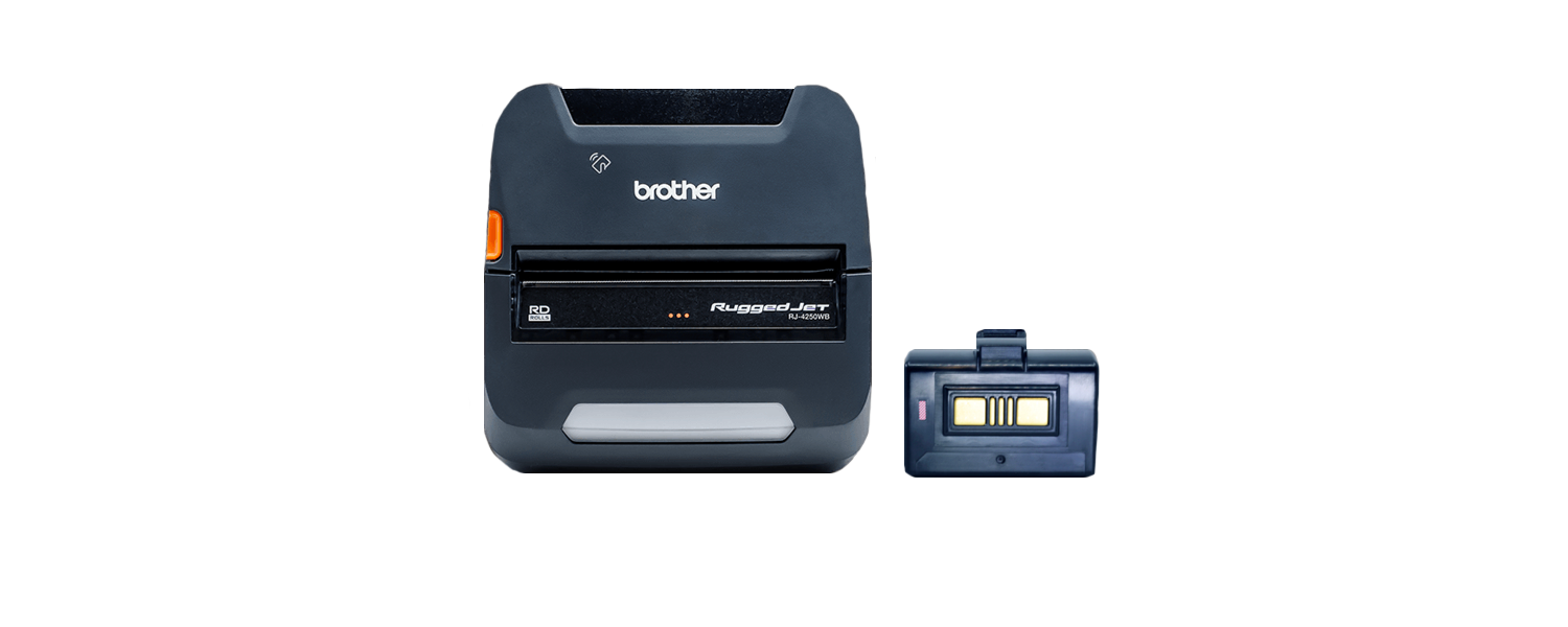 How to print barcodes using the Brother RJ4250WB printer