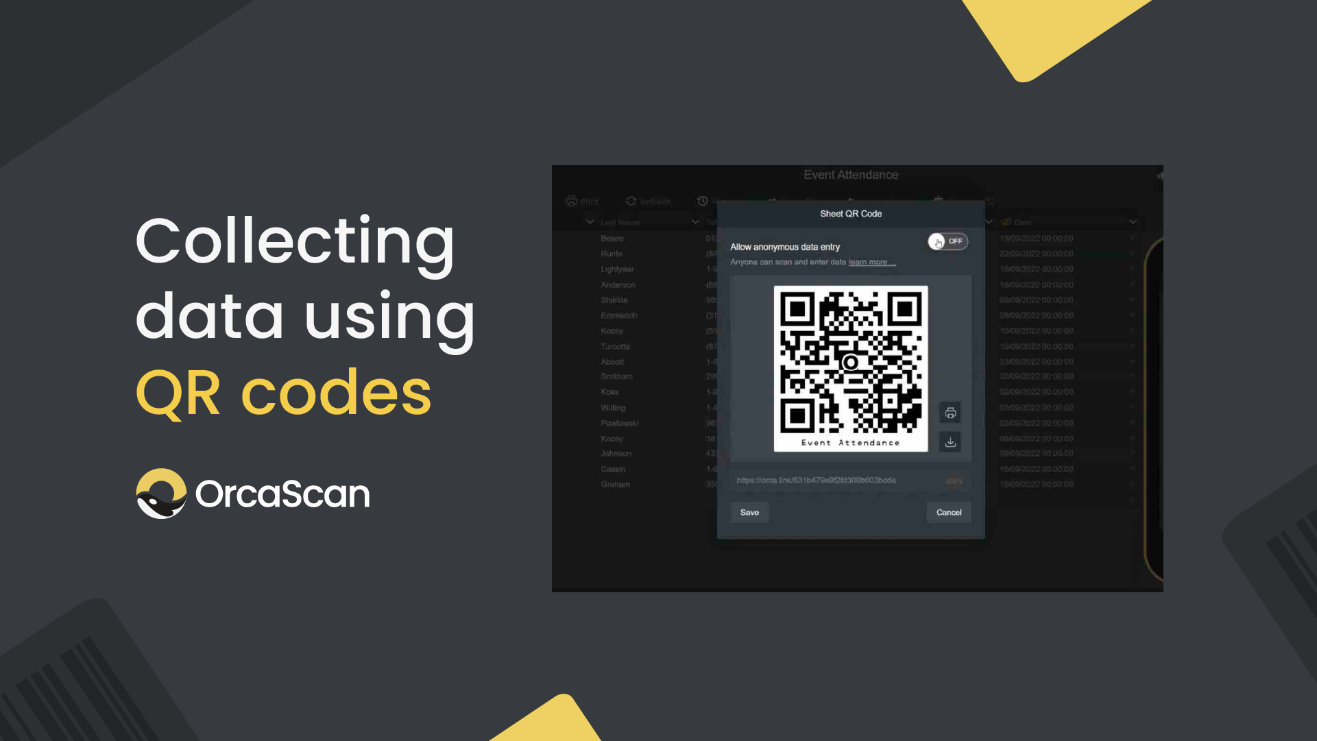 How to collect data using QR codes