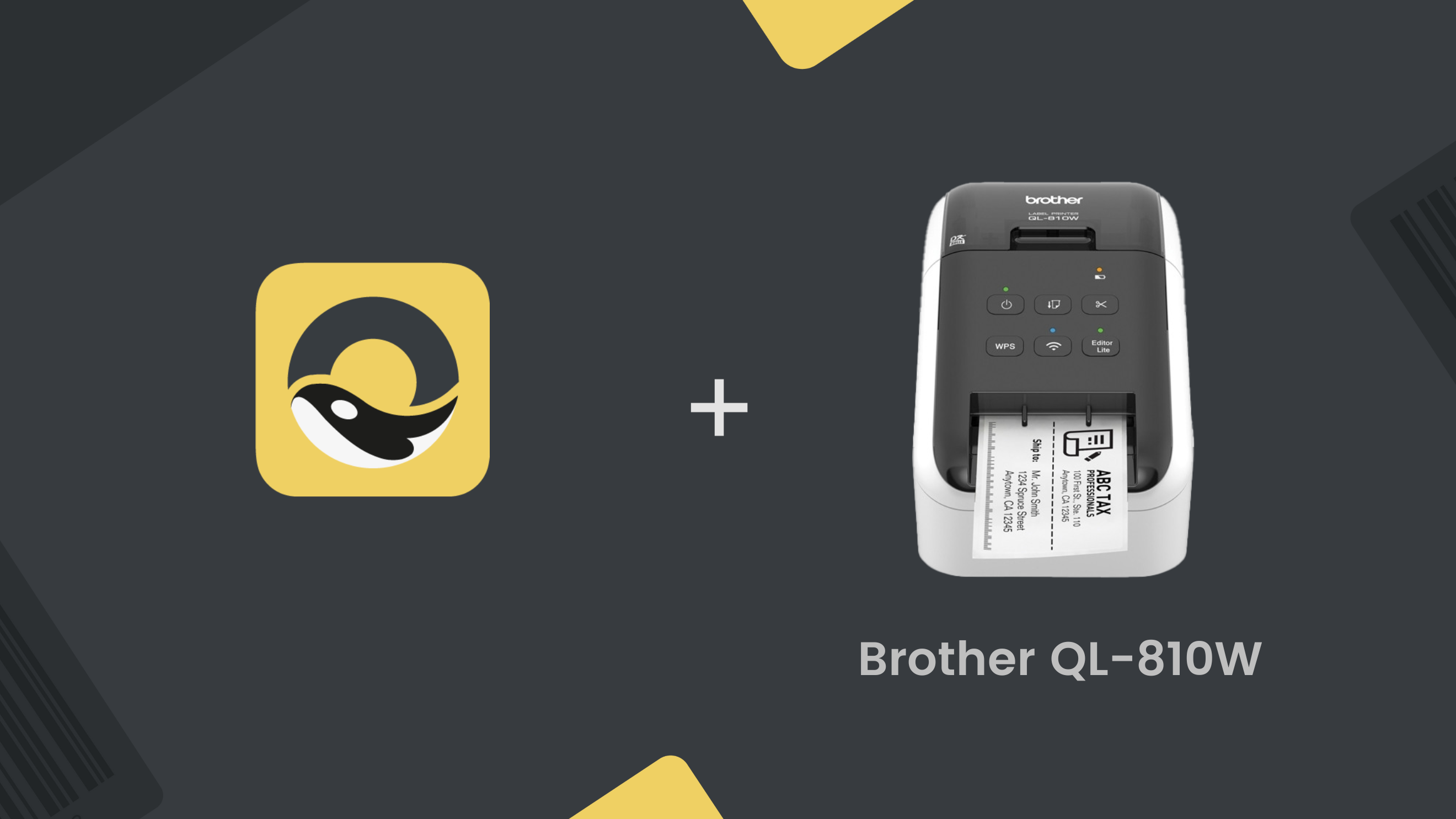 How to print barcodes using the Brother QL-810W Printer