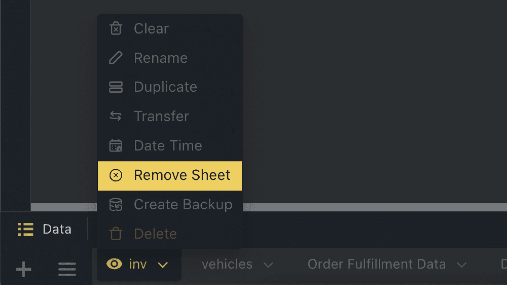 How to remove yourself from an Orca Scan sheet