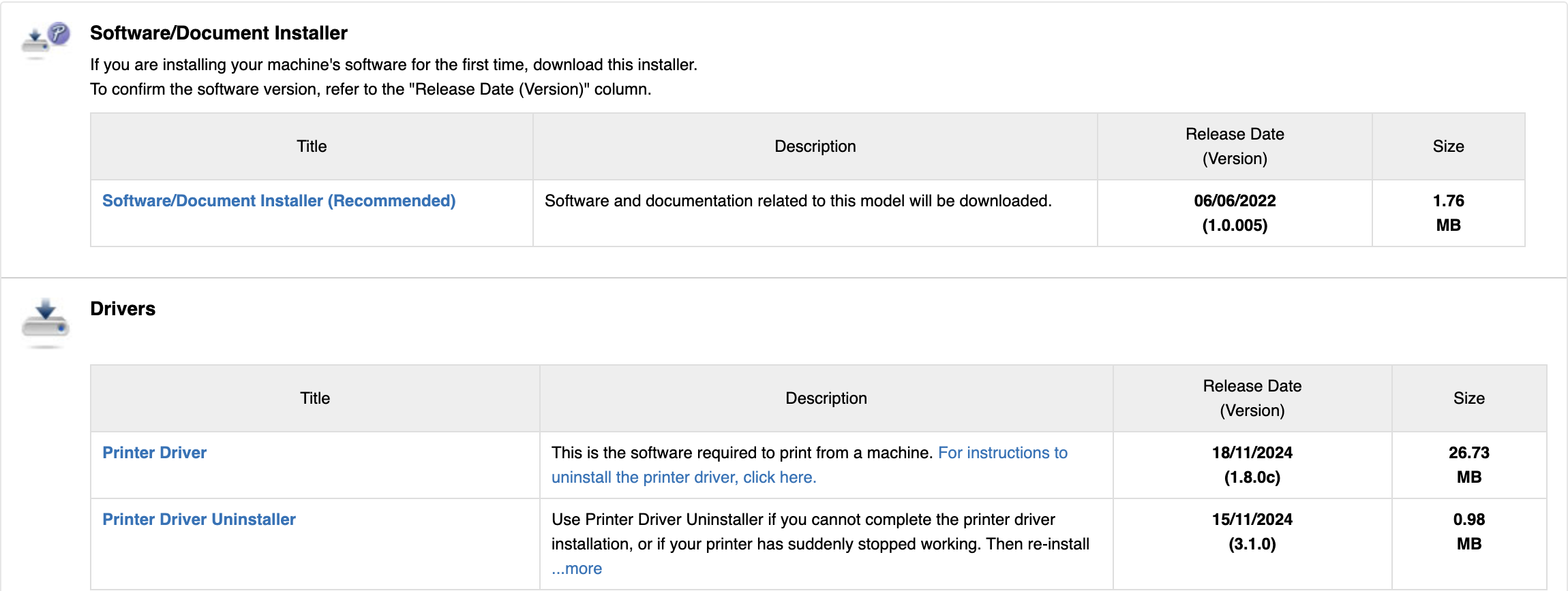 Install the Driver and Document installer.