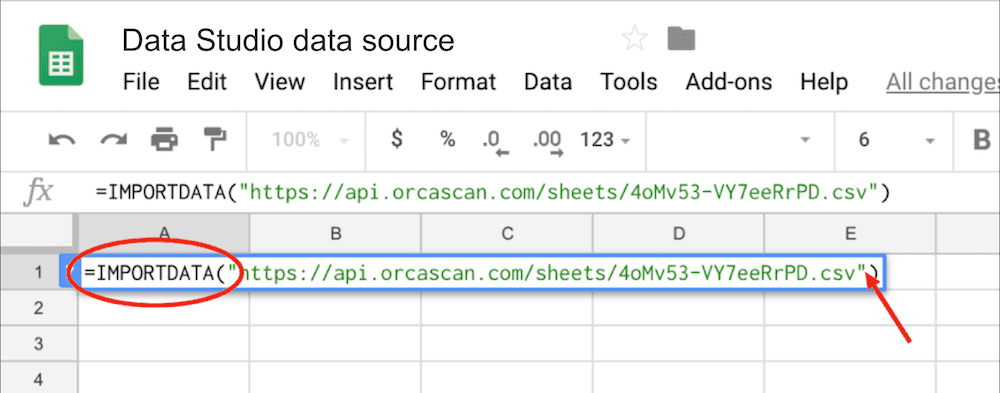 Paste in the URL within the brackets