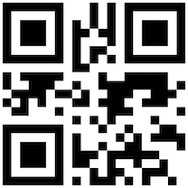 QR code with limited padding