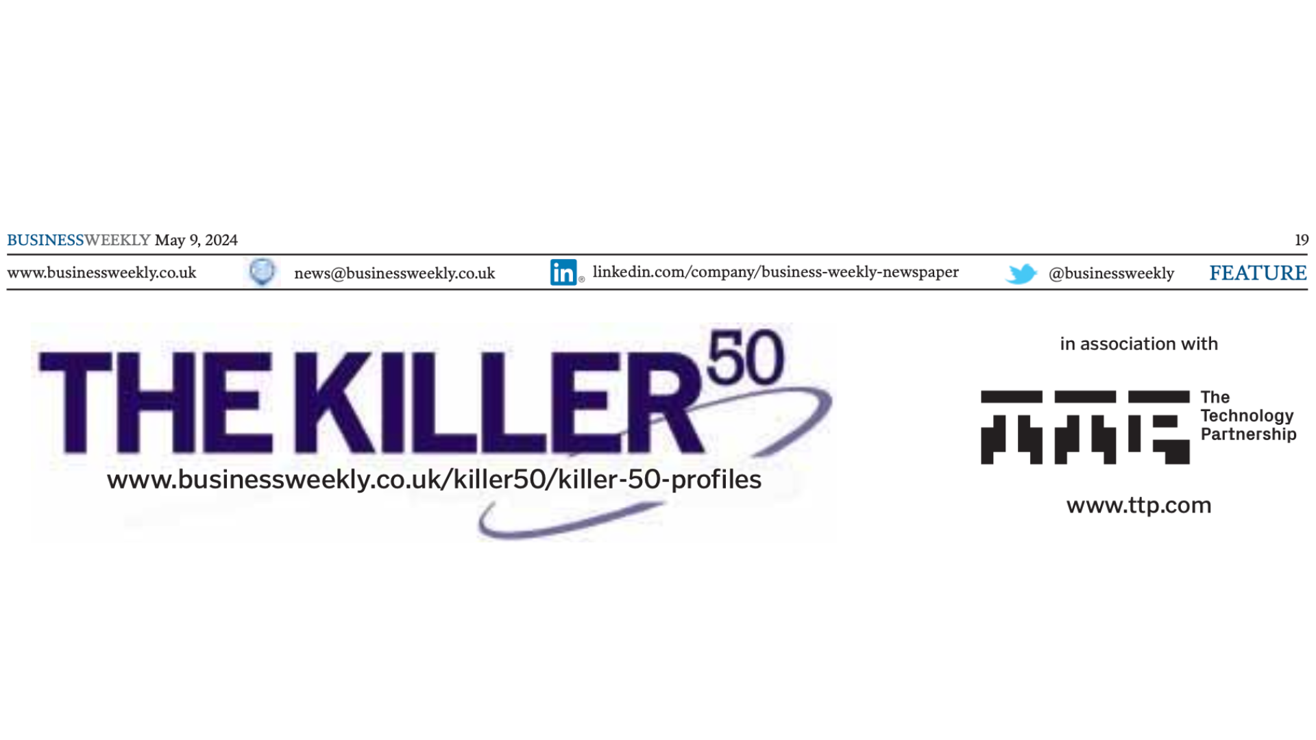 Orca Scan officially named in the ‘Killer 50'